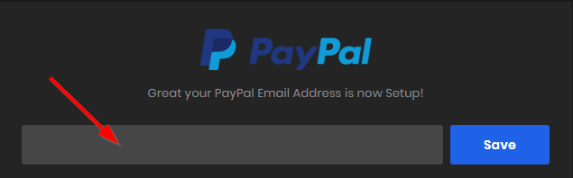 update my paypal account